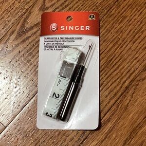 Singer seam ripper and tape measure combo